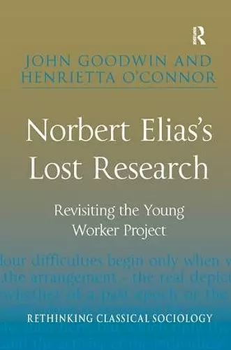 Norbert Elias's Lost Research cover