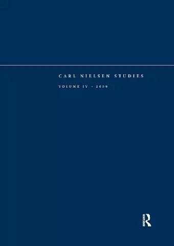 Carl Nielsen Studies cover