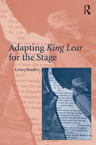 Adapting King Lear for the Stage cover