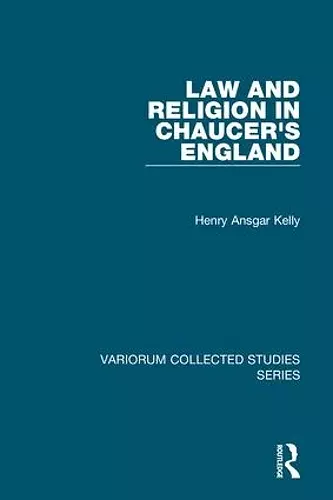 Law and Religion in Chaucer's England cover