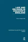Law and Religion in Chaucer's England cover