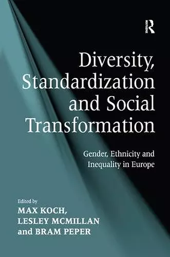 Diversity, Standardization and Social Transformation cover