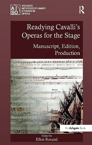 Readying Cavalli's Operas for the Stage cover