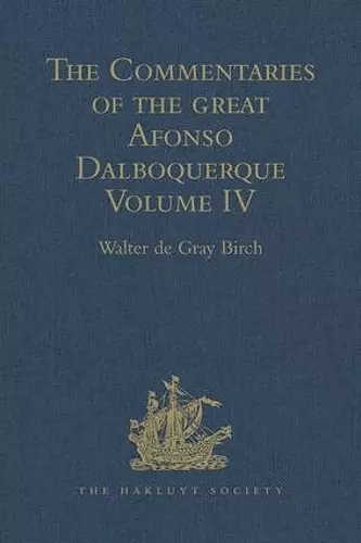 The Commentaries of the Great Afonso Dalboquerque cover