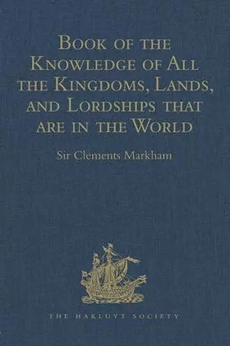 Book of the Knowledge of All the Kingdoms, Lands, and Lordships that are in the World cover