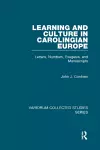 Learning and Culture in Carolingian Europe cover