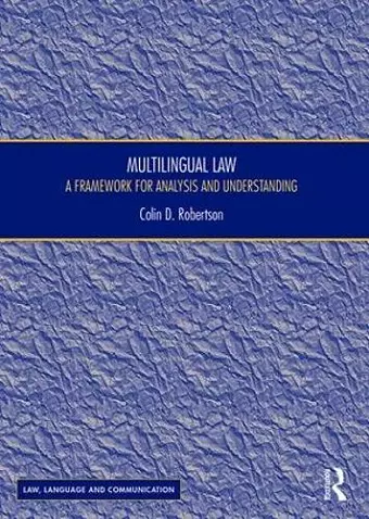 Multilingual Law cover