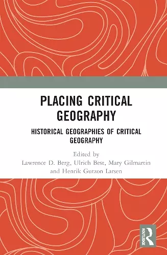 Placing Critical Geography cover