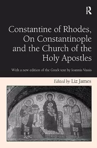 Constantine of Rhodes, On Constantinople and the Church of the Holy Apostles cover