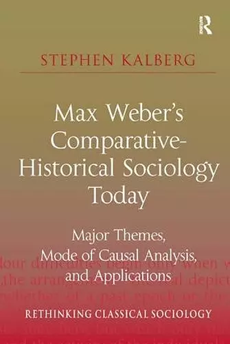 Max Weber's Comparative-Historical Sociology Today cover