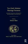 Two Early Modern Marriage Sermons cover