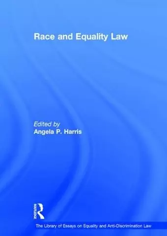 Race and Equality Law cover