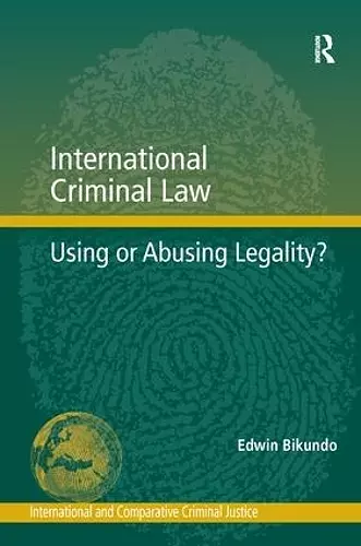 International Criminal Law cover