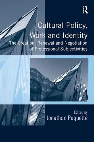 Cultural Policy, Work and Identity cover