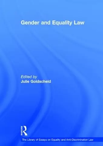 Gender and Equality Law cover