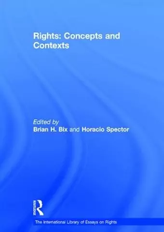 Rights: Concepts and Contexts cover