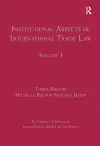 Institutional Aspects of International Trade Law cover