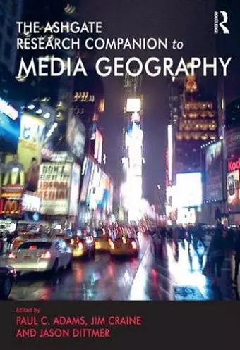 The Routledge Research Companion to Media Geography cover