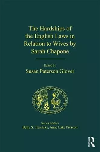 The Hardships of the English Laws in Relation to Wives by Sarah Chapone cover
