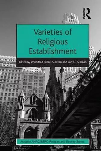 Varieties of Religious Establishment cover