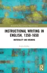 Instructional Writing in English, 1350-1650 cover