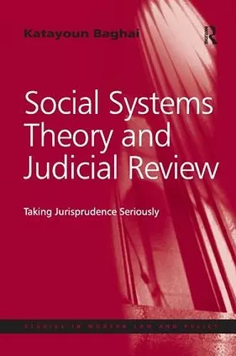 Social Systems Theory and Judicial Review cover