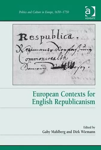 European Contexts for English Republicanism cover