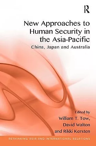 New Approaches to Human Security in the Asia-Pacific cover