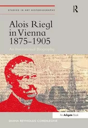 Alois Riegl in Vienna 1875-1905 cover