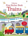 First Sticker Book Trains cover