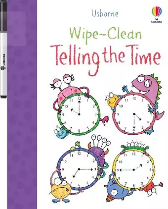 Wipe-clean Telling the Time cover