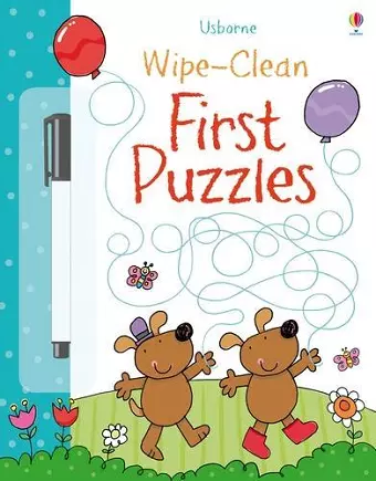 Wipe-clean First Puzzles cover