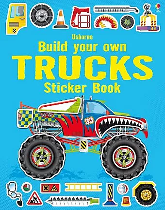 Build Your Own Trucks Sticker Book cover