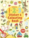 123 Sticker and Colouring book cover