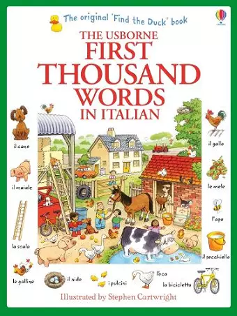 First Thousand Words in Italian cover