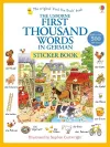 First Thousand Words in German Sticker Book cover
