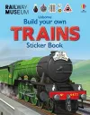 Build Your Own Trains Sticker Book cover