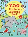 Zoo Sticker and Colouring Book cover