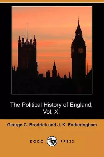 The Political History of England, Vol. XI cover