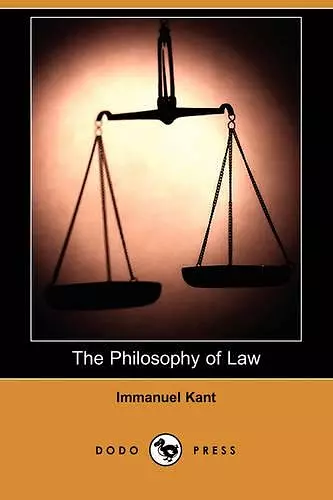 The Philosophy of Law (Dodo Press) cover