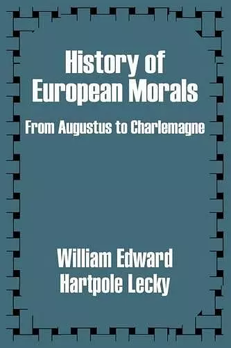 History of European Morals cover