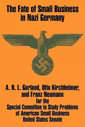 The Fate of Small Business in Nazi Germany cover