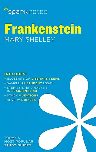 Frankenstein SparkNotes Literature Guide cover