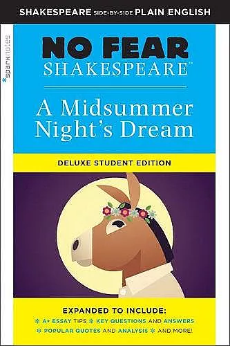Midsummer Night's Dream: No Fear Shakespeare Deluxe Student Edition cover