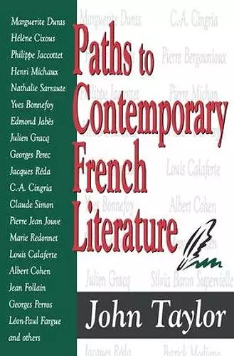 Paths to Contemporary French Literature cover