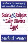 Society and Religion in Early Ottoman Egypt cover