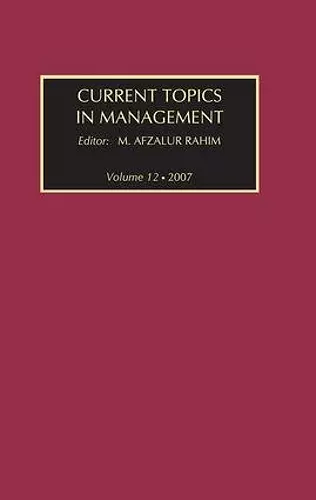 Current Topics in Management cover