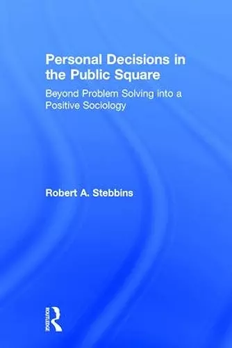 Personal Decisions in the Public Square cover