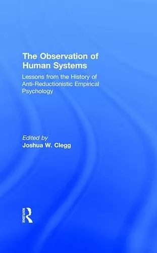 The Observation of Human Systems cover