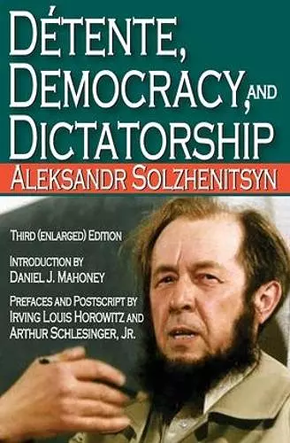 Detente, Democracy and Dictatorship cover